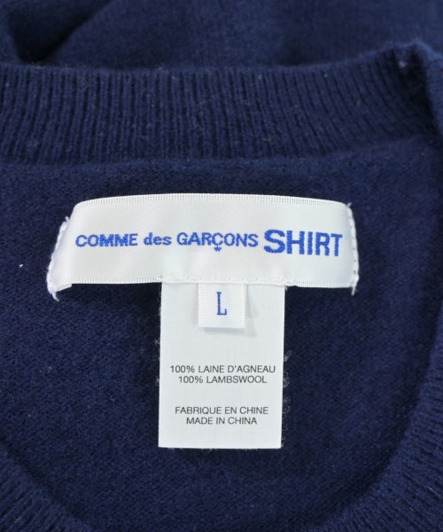 COMME des GARCONS SHIRT（コムデギャルソンシャツ）ニット・セーター 紺 サイズ:L メンズ/2200675741033