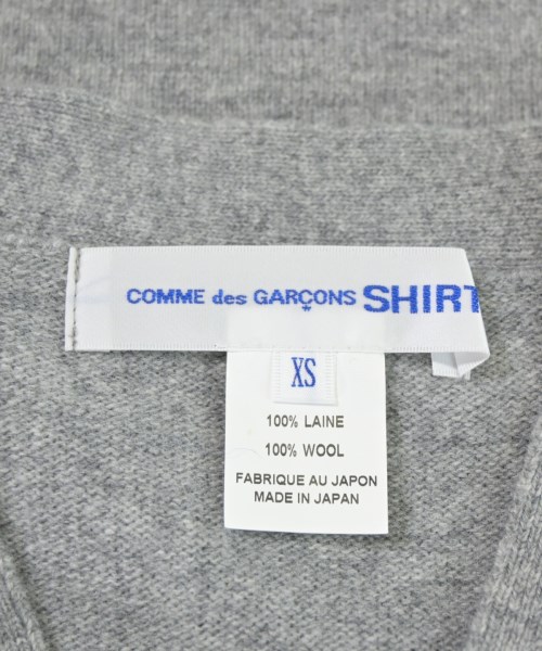 COMME des GARCONS SHIRT（コムデギャルソンシャツ）カーディガン グレー サイズ:XS メンズ/2200675741064