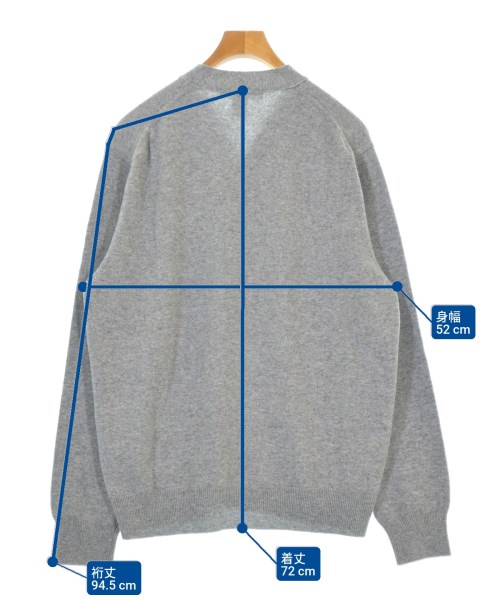 COMME des GARCONS SHIRT（コムデギャルソンシャツ）カーディガン グレー サイズ:XS メンズ/2200675741064