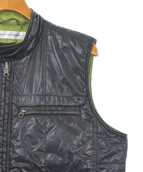COMME des GARCONS SHIRT（コムデギャルソンシャツ）ダウンジャケット/ダウンベスト 黒 サイズ:-(L位) メンズ/2200676005035
