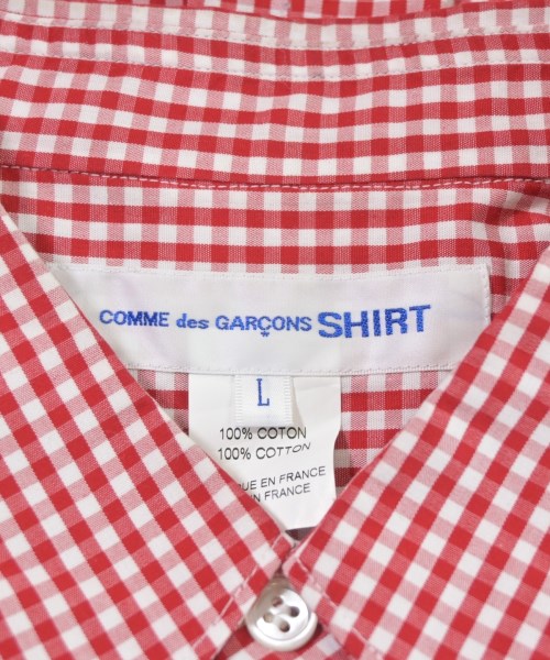 COMME des GARCONS SHIRT（コムデギャルソンシャツ）カジュアルシャツ 赤 サイズ:L メンズ/2200676046045