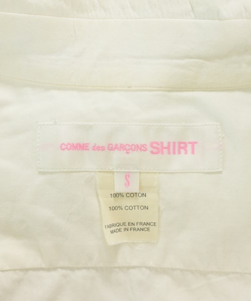 COMME des GARCONS SHIRT（コムデギャルソンシャツ）シャツワンピース 白 サイズ:S レディース/2200670621057