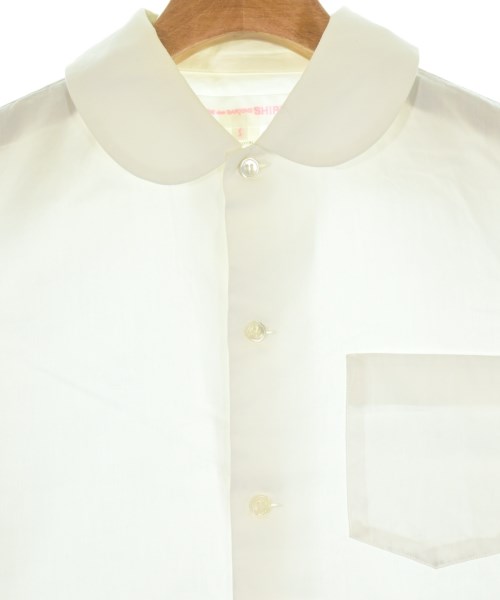 COMME des GARCONS SHIRT（コムデギャルソンシャツ）シャツワンピース 白 サイズ:S レディース/2200670621057