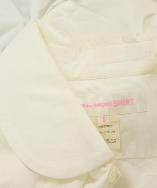COMME des GARCONS SHIRT（コムデギャルソンシャツ）シャツワンピース 白 サイズ:S レディース/2200670621057