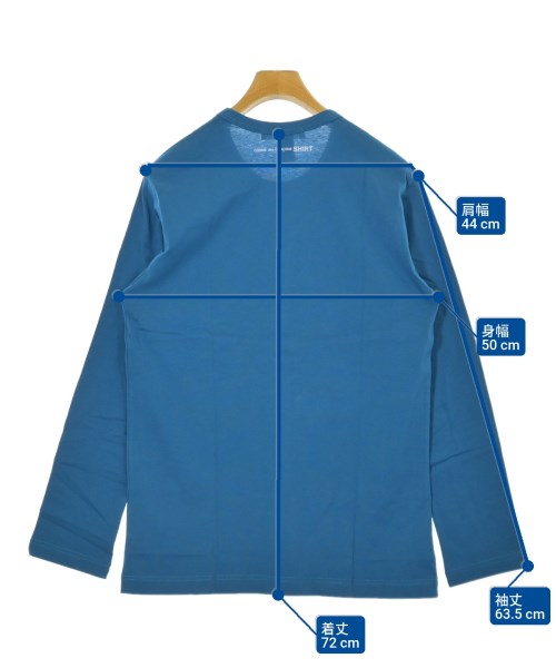 COMME des GARCONS SHIRT（コムデギャルソンシャツ）Tシャツ・カットソー 青 サイズ:L メンズ/2200676804430