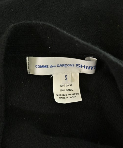 COMME des GARCONS SHIRT（コムデギャルソンシャツ）カーディガン 黒 サイズ:S メンズ/2200676990010