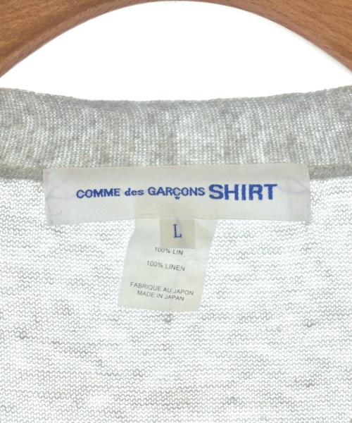 COMME des GARCONS SHIRT（コムデギャルソンシャツ）カーディガン グレー サイズ:L メンズ/2200677097046