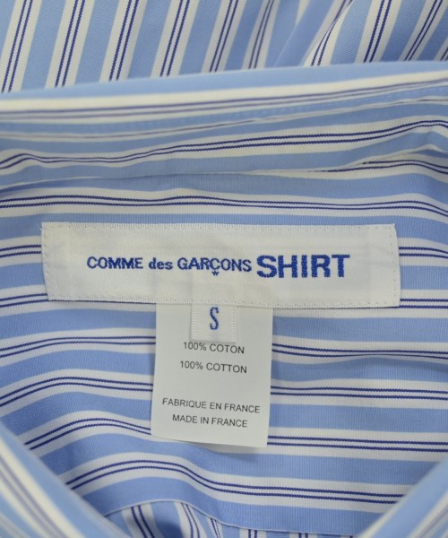 COMME des GARCONS SHIRT（コムデギャルソンシャツ）カジュアルシャツ 青 サイズ:S メンズ/2200677460208