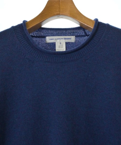 COMME des GARCONS SHIRT（コムデギャルソンシャツ）ニット・セーター 紺 サイズ:XL メンズ/2200675393089