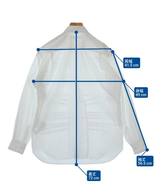 COMME des GARCONS SHIRT（コムデギャルソンシャツ）カジュアルシャツ 白 サイズ:XS メンズ/2200678304044