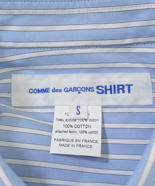 COMME des GARCONS SHIRT（コムデギャルソンシャツ）カジュアルシャツ 青 サイズ:S メンズ/2200678396094