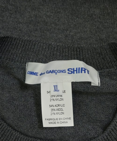 COMME des GARCONS SHIRT（コムデギャルソンシャツ）ニット・セーター グレー サイズ:XL メンズ/2200678439111