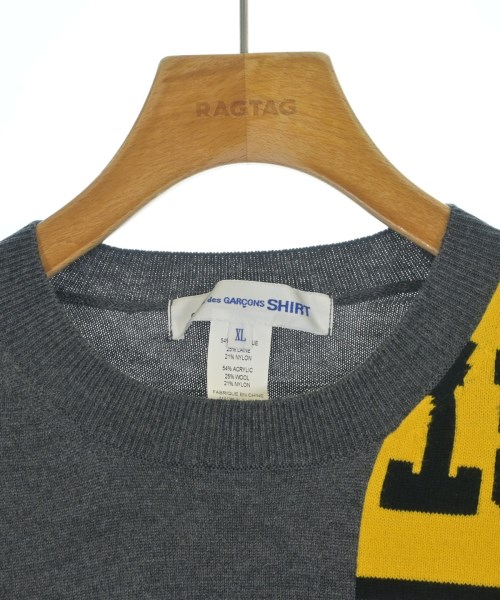 COMME des GARCONS SHIRT（コムデギャルソンシャツ）ニット・セーター グレー サイズ:XL メンズ/2200678439111