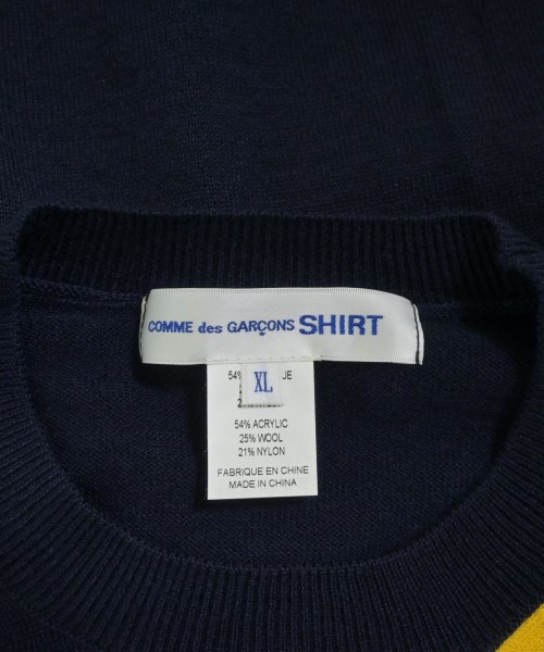 COMME des GARCONS SHIRT（コムデギャルソンシャツ）ニット・セーター 紺 サイズ:XL メンズ/2200678439128
