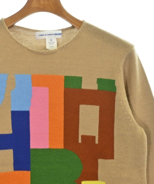 COMME des GARCONS SHIRT（コムデギャルソンシャツ）ニット・セーター ベージュ サイズ:S メンズ/2200678439135