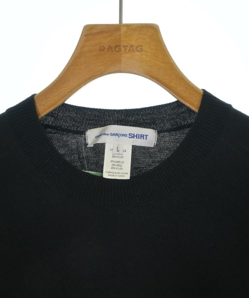 COMME des GARCONS SHIRT（コムデギャルソンシャツ）ニット・セーター 黒 サイズ:L メンズ/2200678583067