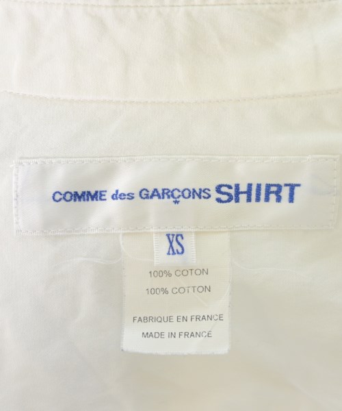 COMME des GARCONS SHIRT（コムデギャルソンシャツ）カジュアルシャツ 白 サイズ:XS メンズ/2200678930083