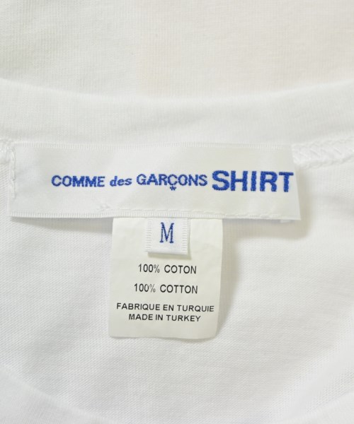 COMME des GARCONS SHIRT（コムデギャルソンシャツ）Tシャツ・カットソー 白 サイズ:M メンズ/2200679015055