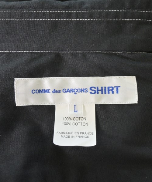 COMME des GARCONS SHIRT（コムデギャルソンシャツ）カジュアルシャツ 黒 サイズ:L メンズ/2200679175148