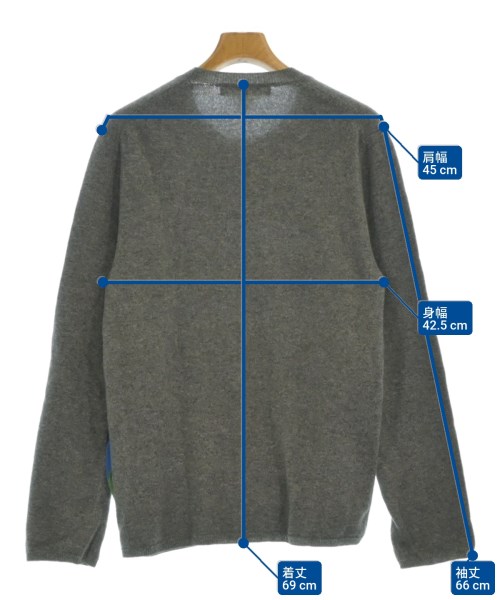 COMME des GARCONS SHIRT（コムデギャルソンシャツ）ニット・セーター グレー サイズ:S メンズ/2200679356141