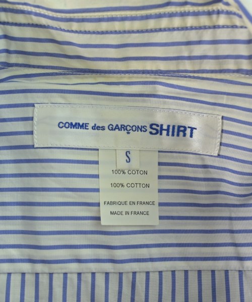COMME des GARCONS SHIRT（コムデギャルソンシャツ）カジュアルシャツ 青 サイズ:S メンズ/2200679356165