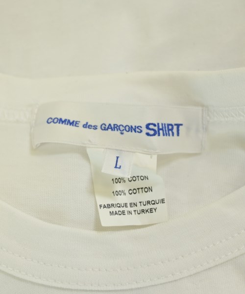COMME des GARCONS SHIRT（コムデギャルソンシャツ）Tシャツ・カットソー 白 サイズ:L メンズ/2200679374015