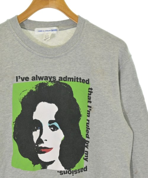 COMME des GARCONS SHIRT（コムデギャルソンシャツ）スウェット グレー サイズ:L メンズ/2200679374022