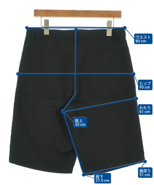 COMME des GARCONS SHIRT（コムデギャルソンシャツ）ショートパンツ 黒 サイズ:S メンズ/2200679387152