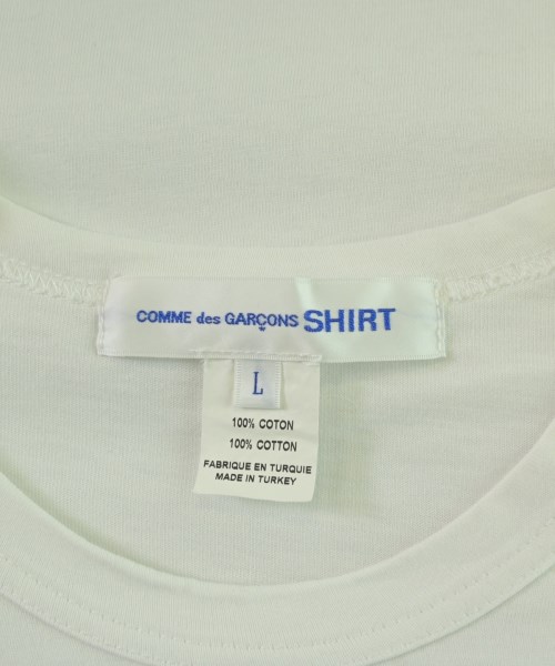 COMME des GARCONS SHIRT（コムデギャルソンシャツ）Tシャツ・カットソー 白 サイズ:L メンズ/2200679587439