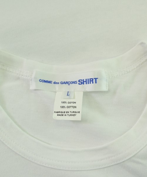 COMME des GARCONS SHIRT（コムデギャルソンシャツ）Tシャツ・カットソー 白 サイズ:L メンズ/2200679587446