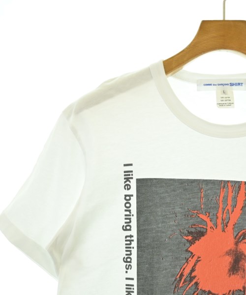 COMME des GARCONS SHIRT（コムデギャルソンシャツ）Tシャツ・カットソー 白 サイズ:L メンズ/2200679587446