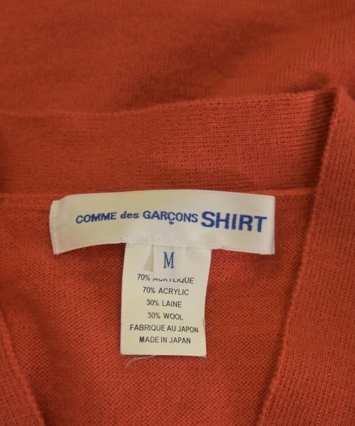COMME des GARCONS SHIRT（コムデギャルソンシャツ）カーディガン 赤 サイズ:M メンズ/2200679856139
