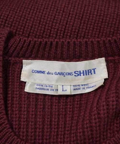 COMME des GARCONS SHIRT（コムデギャルソンシャツ）ニット・セーター 赤 サイズ:L メンズ/2200674710467