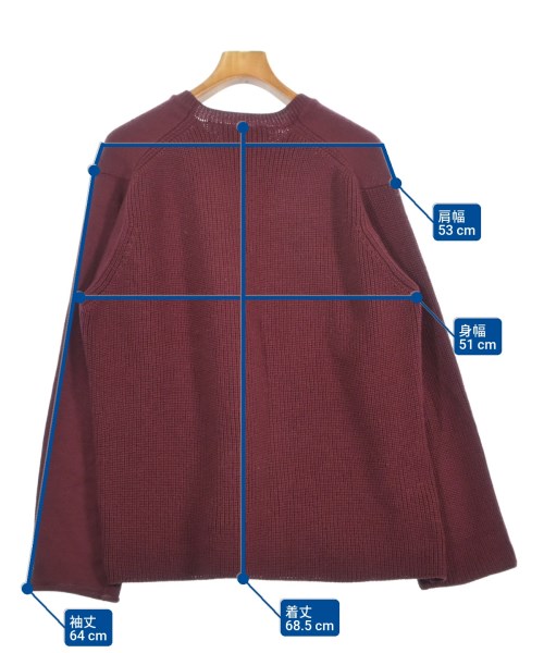 COMME des GARCONS SHIRT（コムデギャルソンシャツ）ニット・セーター 赤 サイズ:L メンズ/2200674710467