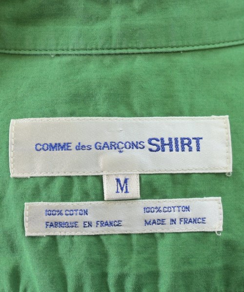 COMME des GARCONS SHIRT（コムデギャルソンシャツ）カジュアルシャツ 緑 サイズ:M メンズ/2200678884058