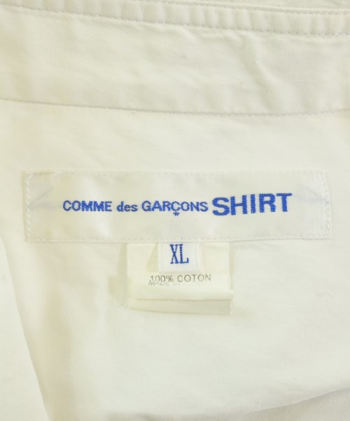 COMME des GARCONS SHIRT（コムデギャルソンシャツ）カジュアルシャツ 白 サイズ:XL メンズ/2200680908124