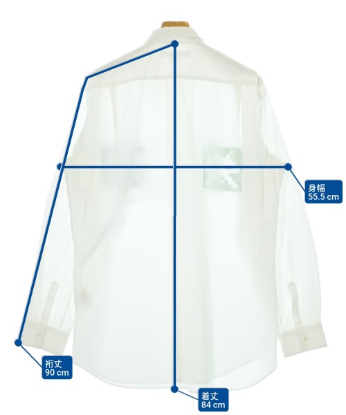 COMME des GARCONS SHIRT（コムデギャルソンシャツ）カジュアルシャツ 白 サイズ:XL メンズ/2200680908124