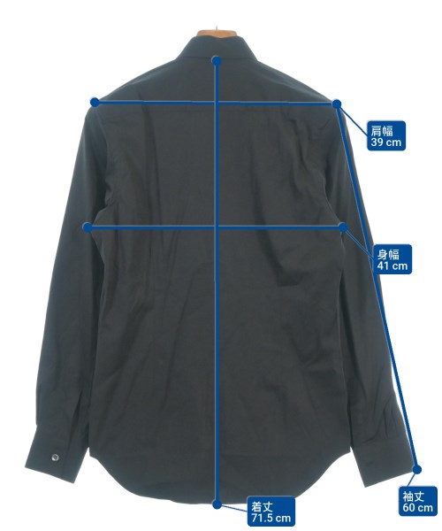 COMME des GARCONS SHIRT（コムデギャルソンシャツ）カジュアルシャツ 黒 サイズ:XS メンズ/2200677365046