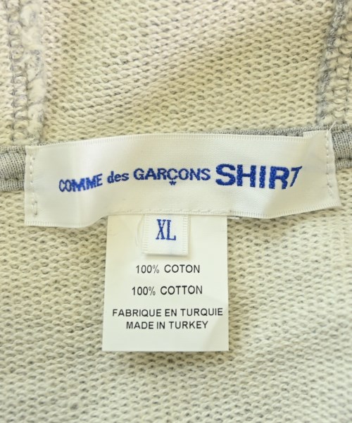 COMME des GARCONS SHIRT（コムデギャルソンシャツ）パーカー グレー サイズ:XL メンズ/2200667604131