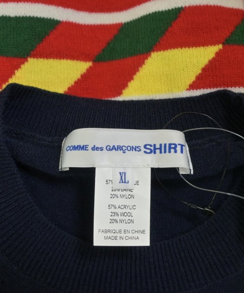 COMME des GARCONS SHIRT（コムデギャルソンシャツ）ニット・セーター 紺 サイズ:XL メンズ/2200667604148