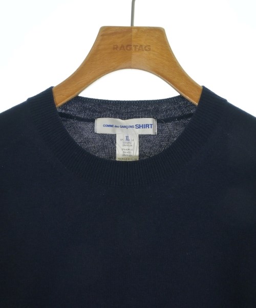 COMME des GARCONS SHIRT（コムデギャルソンシャツ）ニット・セーター 紺 サイズ:XL メンズ/2200667604148
