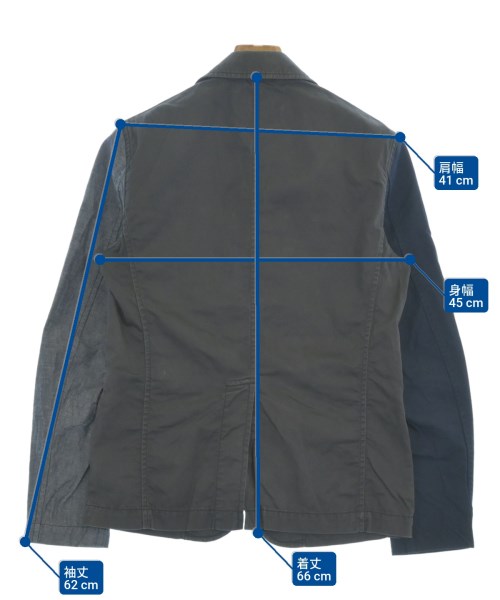 COMME des GARCONS SHIRT（コムデギャルソンシャツ）テーラードジャケット グレー サイズ:XS メンズ/2200681984028