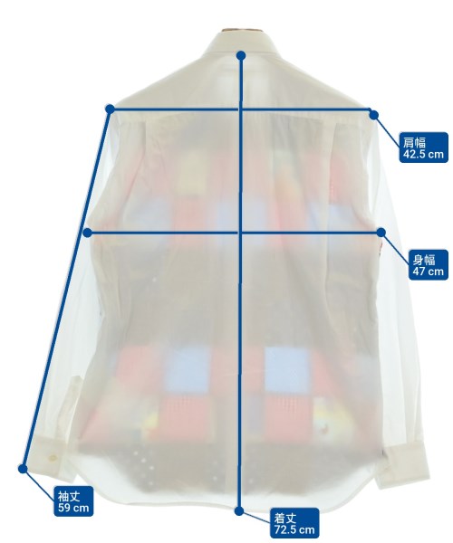 COMME des GARCONS SHIRT（コムデギャルソンシャツ）カジュアルシャツ 白 サイズ:XS メンズ/2200681984035