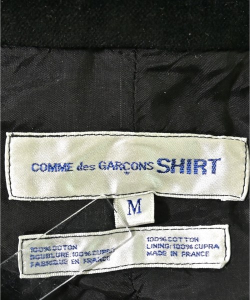 COMME des GARCONS SHIRT（コムデギャルソンシャツ）カジュアルジャケット 黒 サイズ:M メンズ/2200682048057