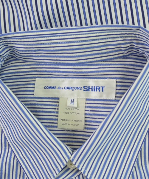 COMME des GARCONS SHIRT（コムデギャルソンシャツ）カジュアルシャツ 青 サイズ:M メンズ/2200691875088