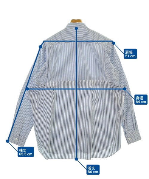 COMME des GARCONS SHIRT（コムデギャルソンシャツ）カジュアルシャツ 青 サイズ:M メンズ/2200691875088