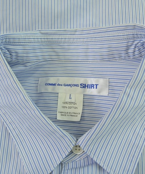 COMME des GARCONS SHIRT（コムデギャルソンシャツ）カジュアルシャツ 青 サイズ:L メンズ/2200693648017