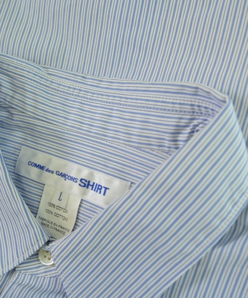 COMME des GARCONS SHIRT（コムデギャルソンシャツ）カジュアルシャツ 青 サイズ:L メンズ/2200693648017