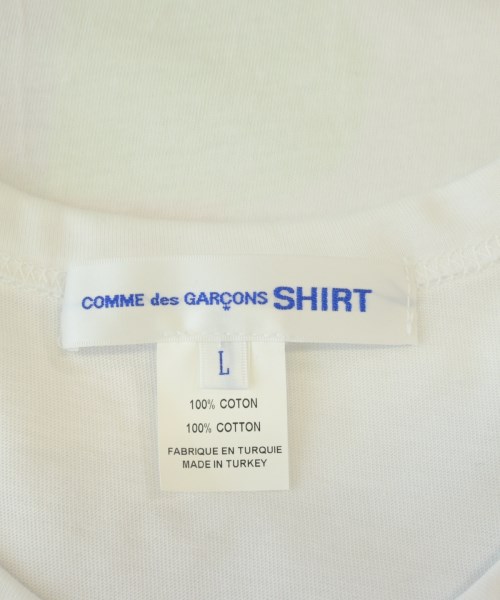 COMME des GARCONS SHIRT（コムデギャルソンシャツ）Tシャツ・カットソー 白 サイズ:L メンズ/2200695225025