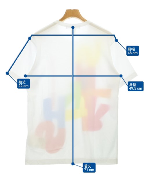 COMME des GARCONS SHIRT（コムデギャルソンシャツ）Tシャツ・カットソー 白 サイズ:L メンズ/2200695225025